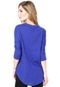 Blusa MNG Barcelona Azul - Marca MNG Barcelona