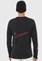 Camiseta Nike Sportswear M Nsw Ls Tee Hbr Wo Preta - Marca Nike Sportswear