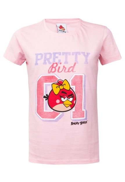 Blusa Angry Birds Pretty Rosa - Marca Angry Birds