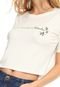 Camiseta Cropped Acrobat Empoderada Setembro Off-white - Marca Acrobat