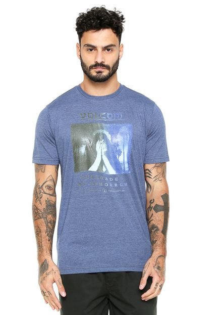 Camiseta Volcom Renegades Azul-Marinho - Marca Volcom