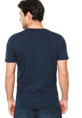Camiseta Colcci Slim Azul-Marinho
