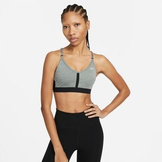 Top Nike Pro Indy Bra Cinza - Compre Agora