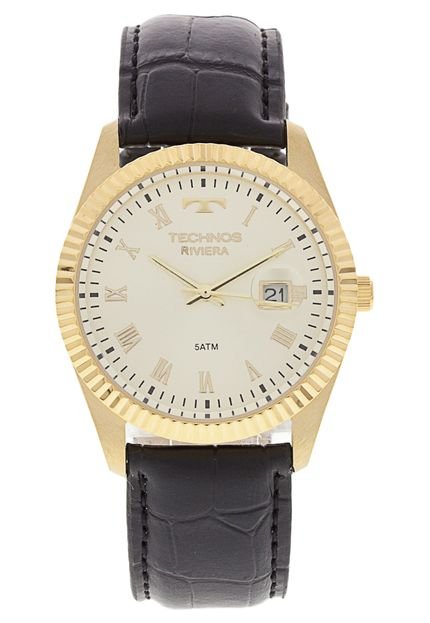 Relógio Technos 2115KQR2X Dourado - Marca Technos 
