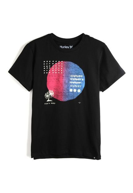 Camiseta Hurley Menino Estampa Preta - Marca Hurley