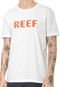 Camiseta Reef Name Logo Branca - Marca Reef