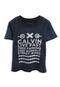 Camiseta Calvin Klein Kids Menina Escrita Azul - Marca Calvin Klein Kids