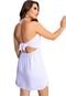 Vestido Crepe Curto Abertura Miami Branco - Marca Cia do Vestido