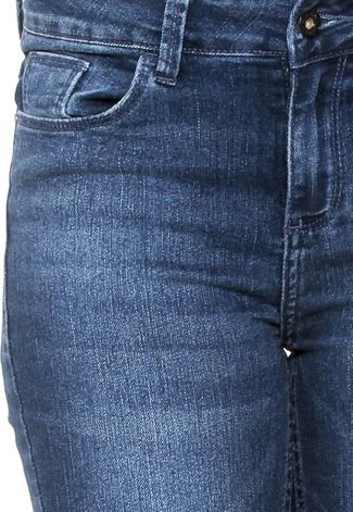 Calça Jeans Guess Skinny Estonada Azul