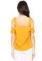 Blusa Ciganinha Colcci Comfort Amarela - Marca Colcci