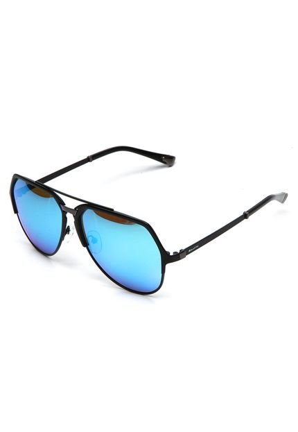 Óculos de Sol Khatto Aviador Preto/Azul - Marca Khatto