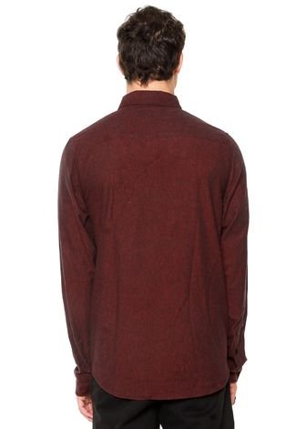 Camisa LRG Core Collection Woven Vermelho/Preto