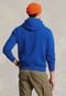 Blusa de Moletom Fechada Polo Ralph Lauren Logo Azul - Marca Polo Ralph Lauren