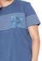 Camiseta Colcci Estampada Com Bolso Azul - Marca Colcci