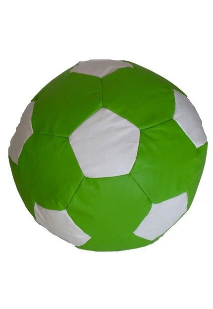 Puff Ball Futebol Infantil Pop Verde e B - Marca Stay Puff