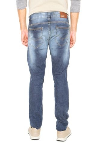 Calça Jeans Biotipo Skinny Bordado Azul