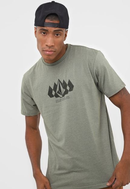 Camiseta Volcom Stony Army Verde - Marca Volcom