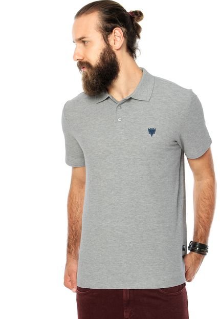 Camisa Polo Cavalera Logo Cinza - Marca Cavalera