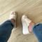 Flat Tamanco Sasha Off White Off-white - Marca Damannu Shoes