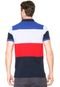 Camisa Polo Tommy Hilfiger Slim Fit Azul/Branca/Vermelha - Marca Tommy Hilfiger