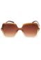 Óculos de Sol Cayo Blanco Quadrado Marrom - Marca Cayo Blanco