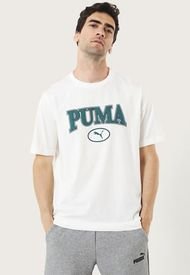 Polera Puma SQUAD Tee Blanco - Calce Regular