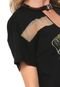 Camiseta Triton Choker Estampada Preta - Marca Triton