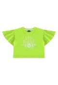 Conjunto Infantil com Blusa e Short-Saia para Menina Bee Loop Verde - Marca Bee Loop