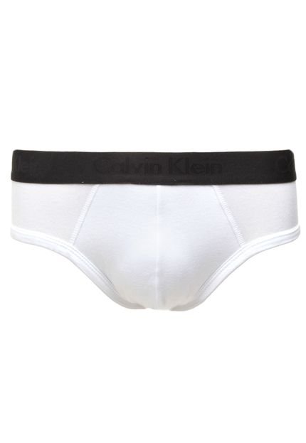 Cueca Calvin Klein Underwear Slip Brief Infinite Branca/Preto - Marca Calvin Klein Underwear