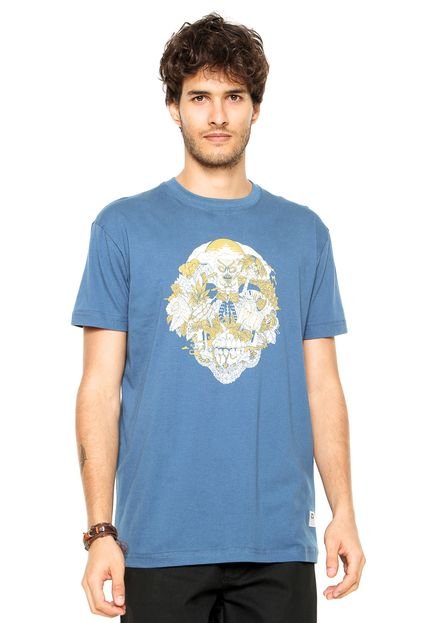 Camiseta Hang Loose Skull Azul - Marca Hang Loose