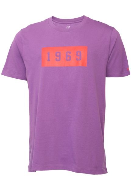 Camiseta GAP 1969 Roxa - Marca GAP