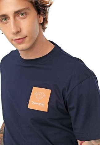 Camiseta Diamond Supply Co Sing Azul-marinho