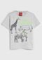 Camiseta Kyly Infantil Safari Cinza - Marca Kyly
