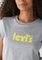 Camiseta Levis Reta Logo Cinza - Marca Levis