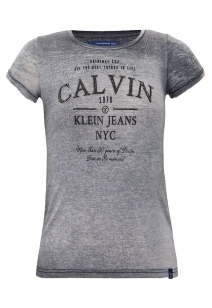 Camiseta Calvin Klein Kids Stone Cinza - Marca Calvin Klein Kids
