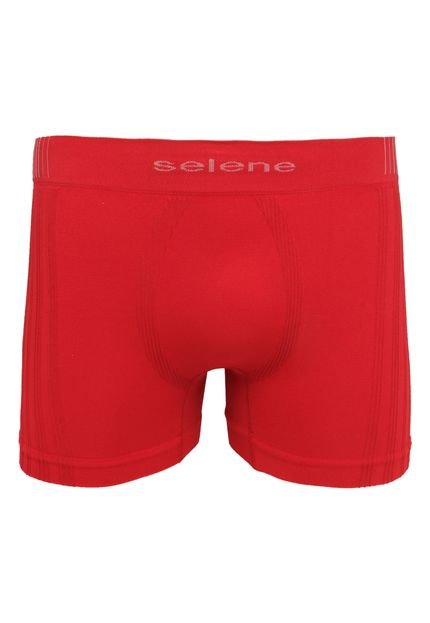 Cueca Selene Sem Costura Boxer Vermelha - Marca Selene