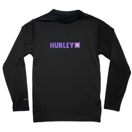 Camiseta Hurley Manga Longa Surf Juvenil SM24 Preto - Marca Hurley