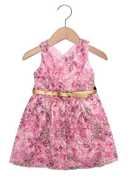 Vestido Nick Menina Rosa - Marca Nick