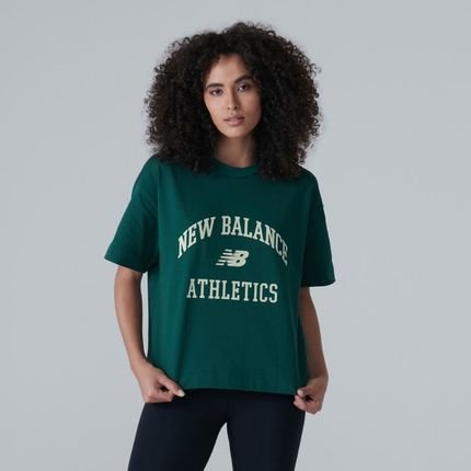 Camiseta New Balance Athletics Varsity Feminina - Marca New Balance