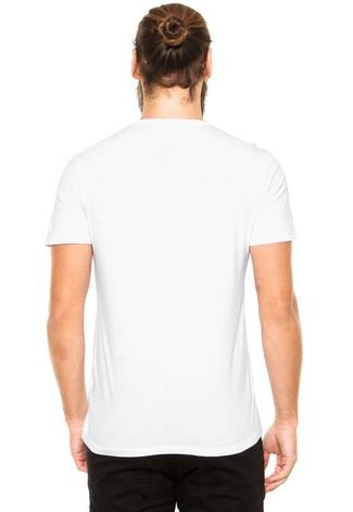 Camiseta Ellus Estampada Branca