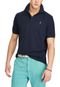 Camisa Polo Polo Ralph Lauren Custom Slim Fit Azul-Marinho - Marca Polo Ralph Lauren