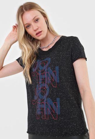 Camiseta John Cuts Preto John John