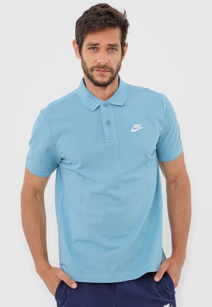 Camisa Polo Nike Sportswear Reta Nsw Ce Matchup Pq Azul - Marca Nike Sportswear