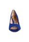 Peep Toe Beira Rio Azul - Marca Beira Rio