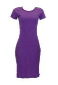 Vestido Ribana Manguinha DeMillus 295258 Amora  Roxo - Marca Demillus