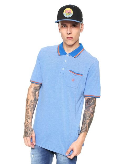 Camisa Polo Volcom Pocket Azul - Marca Volcom