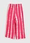 Calça Carinhoso Infantil Pantacourt Tie Dye Rosa - Marca Carinhoso