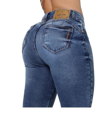 Calça Jeans Original Levanta e empina Bumbum ORIGINAL SHOPLE  A9 - Marca SHOPLE