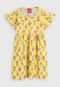 Vestido Tricae Infantil Sorvete Amarelo - Marca Tricae