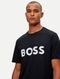 Camiseta Hugo Boss Regular Fit Tee 1 Preta - Marca Hugo Boss